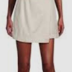 Lightweight and elegant high-waisted wrap skirt in an elastane blend, 14-16